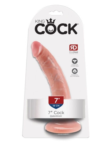 Анальный фаллос King Cock 7" Pipedream